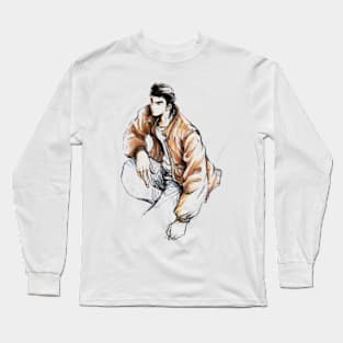 Shenmue - Ryo Sketch Long Sleeve T-Shirt